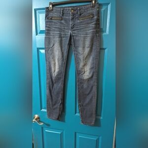 Martin + OSA zip picket jeans vintage skinny fit edgy